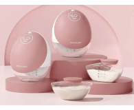 MOMCOZY Laktator M9 bezprzewodowy podwójny czerwony BP223 - 1574089 - zdjęcie 5